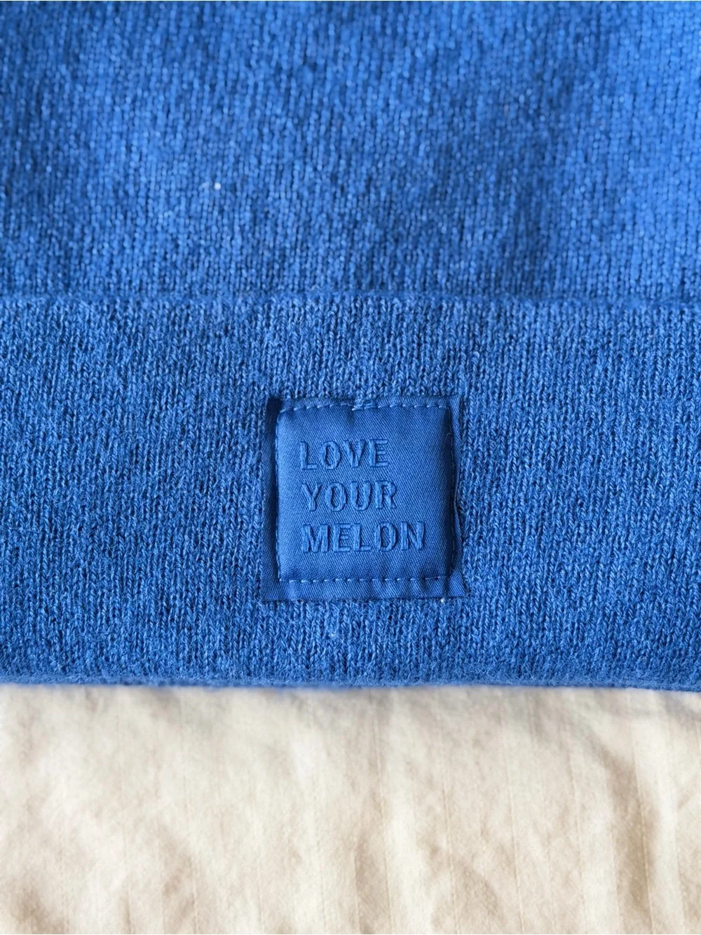 Love Your Melon Cobalt Blue Cuffed Beanie